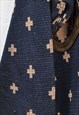VINTAGE SONNETI KNITTED JUMPER PATTERN NAVY LARGE