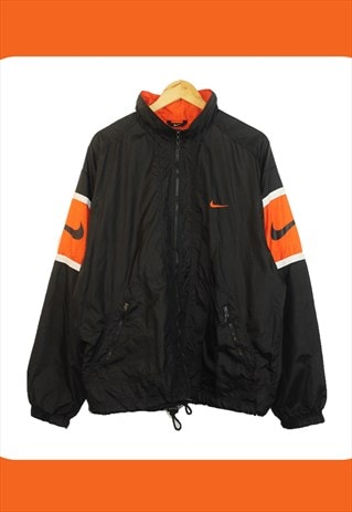 orange and black nike jacket