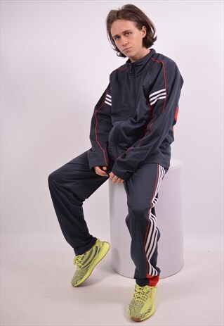 VINTAGE ADIDAS FULL TRACKSUIT BLUE