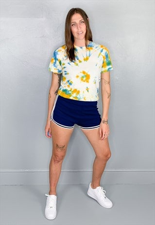 70S SAFFRON TIE DYE TEE