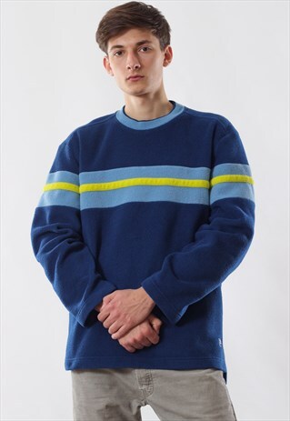 VINTAGE FILA SWEATSHIRT CREW NECK 90S BLUE
