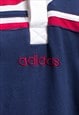 ADIDAS POLO SHIRT 90'S VINTAGE LONG SLEEVE COLLARED TOP