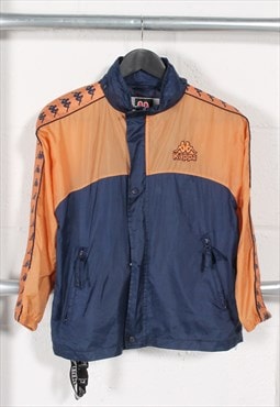 Vintage Kappa Jacket in Navy Windbreaker Sport Rain Coat XS