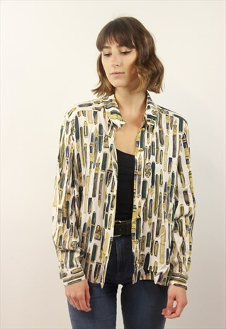 VINTAGE PEN PATTERNED SHIRT