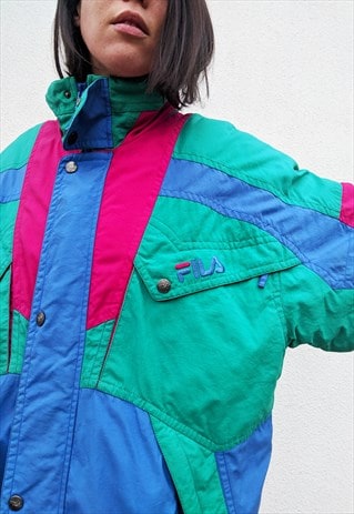 vintage fila ski jacket