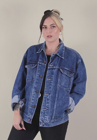 VINTAGE WRANGLER DENIM OVERSIZED JACKET /A6032