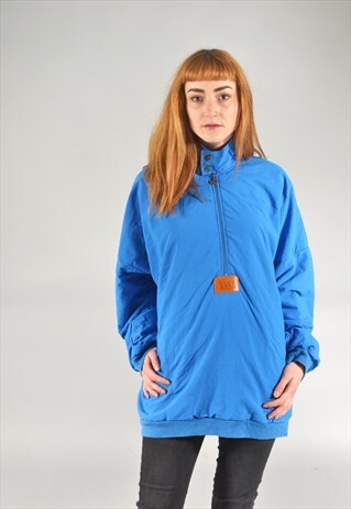 VINTAGE AZURE BLUE SKI JACKET