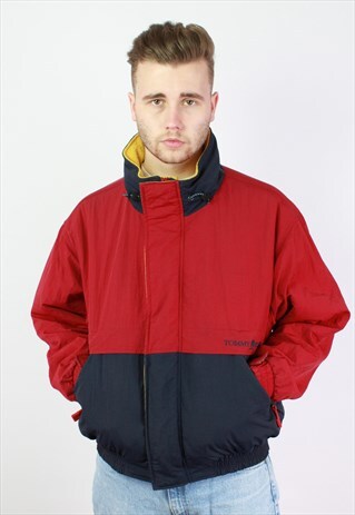 TOMMY HILFIGER FLEECE LINED VINTAGE SAILING JACKET