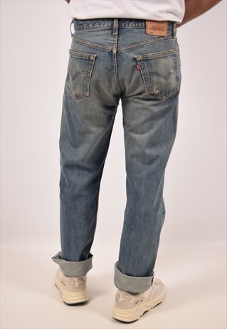 VINTAGE LEVI'S 501 JEANS STRAIGHT BLUE
