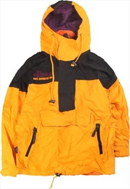 Vintage 90's Ellesse Puffer Jacket Retro Ski Hooded Full