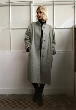 VINTAGE 80' BEAUTIFUL AMAZING GREY WINTER COAT