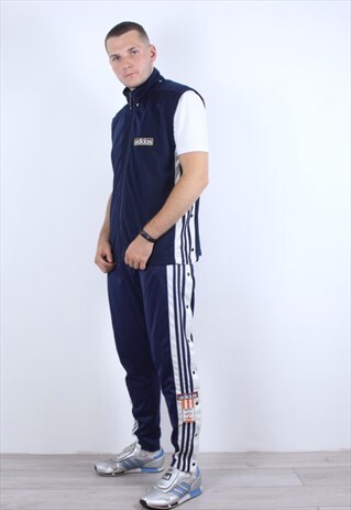 ADIDAS FULL VINTAGE TRACKSUIT SET PANTS AND VEST