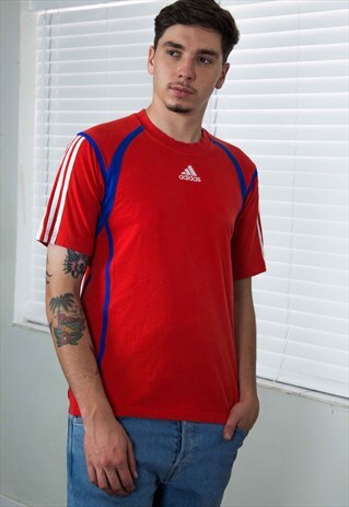 VINTAGE ADIDAS T-SHIRT LOGO 90S X 7.5