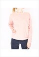 Puma - Pink Embroidered Spellout Sweatshirt  - XSmall