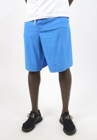 VINTAGE 90'S BLUE SWIM SHORTS