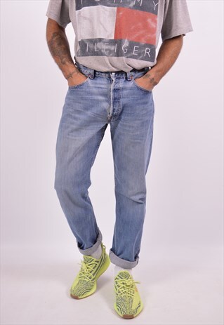 VINTAGE LEVI'S 501 JEANS SLIM FIT BLUE
