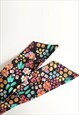 FLORAL COTTON WIDE WIRE HEADBAND