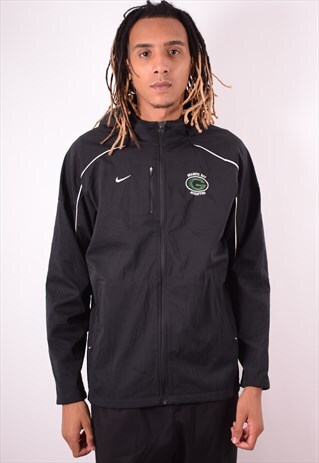 NIKE MENS VINTAGE JACKET LARGE BLACK 90S
