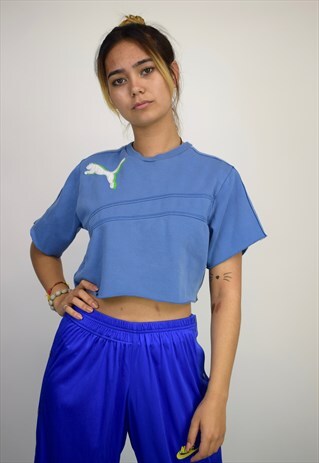 VINTAGE 90'S PUMA CROP T-SHIRT