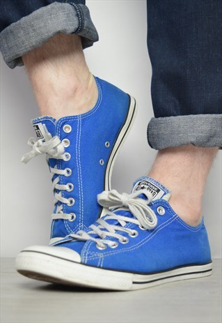 VINTAGE 90S CONVERSE CONVERSE BLUE DAINTY OX SHOES PREPPY