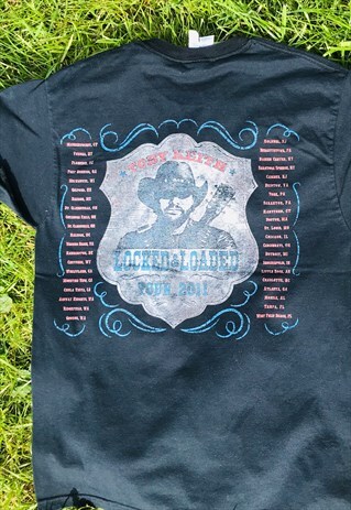 VINTAGE TONY KEITH USA CONCERT SOFT COTTON LOGO T-SHIRT