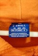 VINTAGE CHAMPION HOODIE IN ORANGE XS
