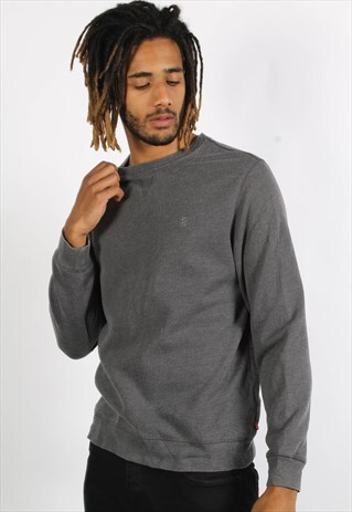 VINTAGE 90'S OVERSIZE BASICS SWEATSHIRT GREY