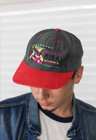 VINTAGE GRAND PRIX OF MIAMI CAP LOGO 90S X 2.4
