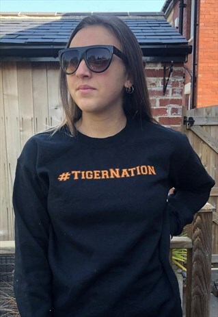 Y2K AMERICAN TIGERNATION LOUNGE WEAR SWEATSHIRT RARE