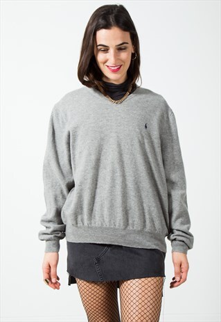 VINTAGE POLO RALPH LAUREN KNIT JUMPER / S622