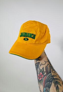 Vintage 90s Jamaica Embroidered Hat Cap