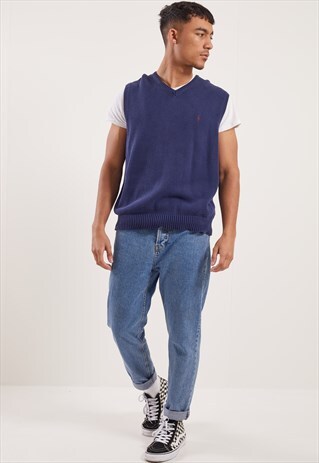 VINTAGE RALPH LAUREN SLEEVELESS JUMPER
