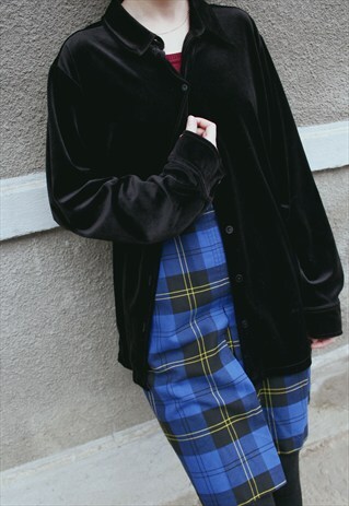 BLACK VELVET SHIRT