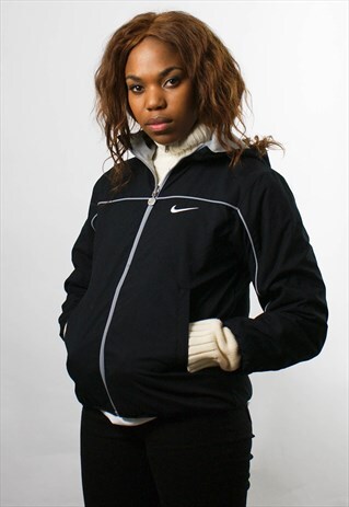 NIKE WINDBREAKER JACKET, REVERSIBLE HOODIE,