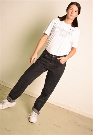 VINTAGE 90'S RETRO REGULAR WAIST DENIM JEANS