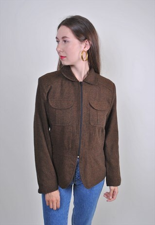 90S WORK BLAZER, VINTAGE HERITAGE COAT, SIZE M