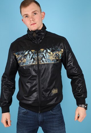 VINTAGE ADIDAS ORIGINALS TRACK JACKET IN MULTICOLOUR NJ512