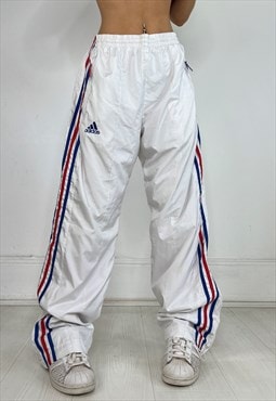 Vintage Y2k Adidas Joggers Tracksuit Bottoms Baggy Loose 00s