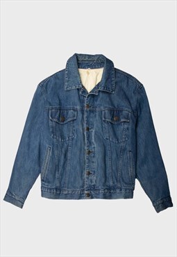 Moschino blue denim long sleeved detachable lining jacket