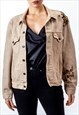 Brown denim jacket 