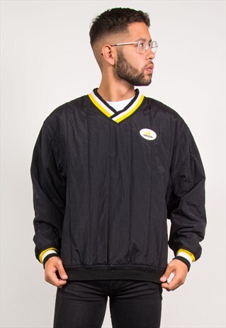 VINTAGE ADIDAS V-NECK WINDBREAKER JACKET