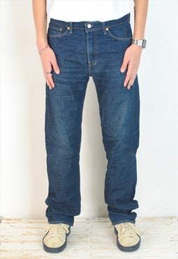 751 Vintage Men's W34 L36 Regular Straight Jeans Denim Pants