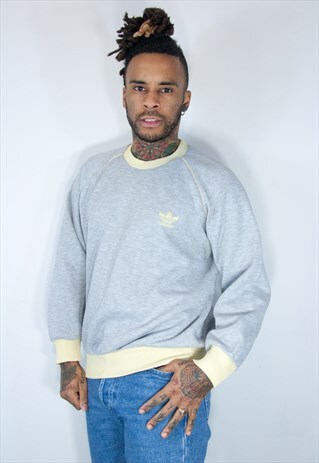 RARE ADIDAS EMBROIDED SWEATSHIRT