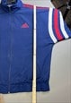 VINTAGE 90S NAVY ADIDAS WINDBREAKER JACKET LARGE