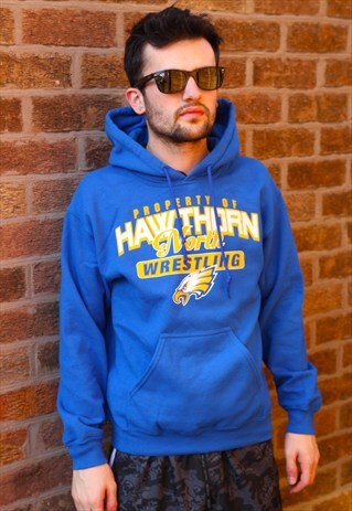 VINTAGE HAWTHORN NORTH WRESTLING USA HOODIE
