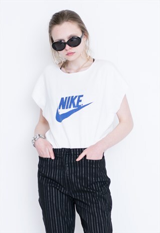 VINTAGE WHITE LOGO NIKE RETRO T-SHIRT