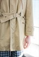 VINTAGE 70'S BROWN TRENCH STYLE COAT