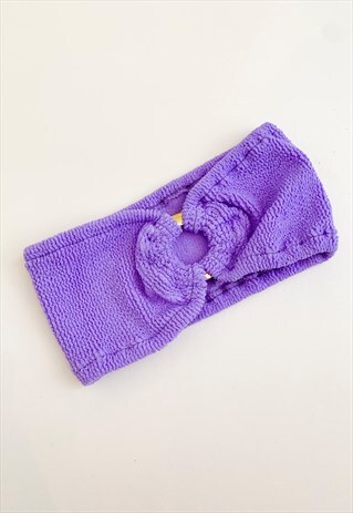 LILAC CRINKLE RING HEADBAND