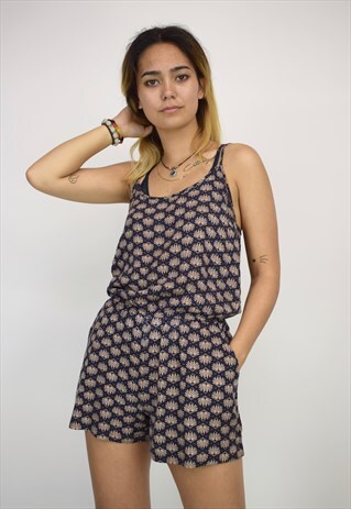 VINTAGE 90'S PATTERNED PLAYSUIT