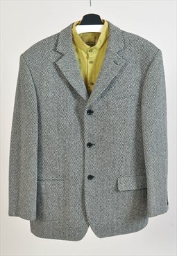 Vintage 90s tweed blazer jacket
